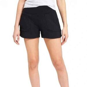 Athleta Restore Shortie Shorts Black soft Modal I Size Medium